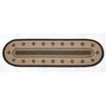 Capitol Importing Co 13 x 48 in. Shamrock Oval Patch Runner 64-116S